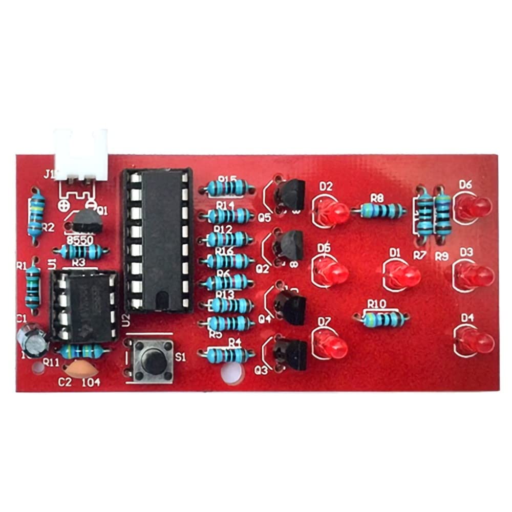 LED Lucky Dice Fun Kit, Electronics Training Welding Board, DIY Soldering Kit for Practice