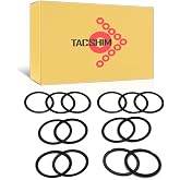 TACSHIM Black 5/8&rdquo;x24 Barrel Shim Kit for .308 7.62mm 300BLK .30 Cal (14 Pack)