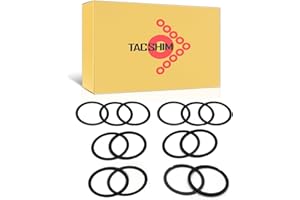TACSHIM Black 5/8”x24 Barrel Shim Kit for .308 7.62mm 300BLK .30 Cal (14 Pack)
