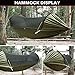 ETROL Camping Hammock with Mosquito Net,3 in 1 Function Parachute Portable Hammock,Double & Single Hammocks Tent for Travel Outdoor Indoor Hiking Patio - with Tree ​Straps,Carabiners,Aluminium Poles