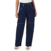 Forever 21 Womens Baggy Mid-Rise Jeans