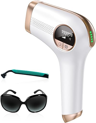 LUBEX 600NM IPL Hair Removal Device 999900 Flashes 5 Energy Levels