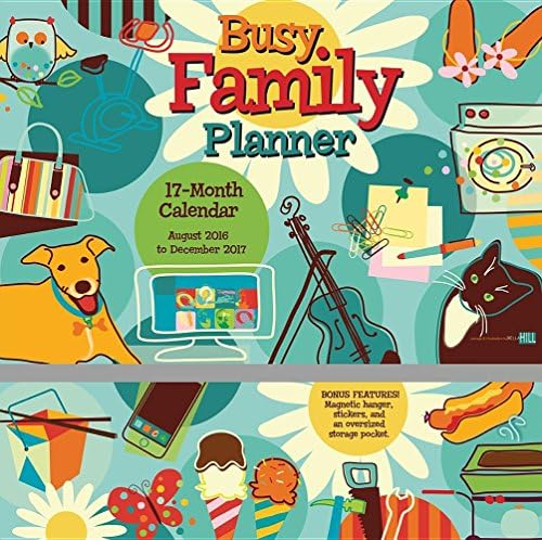 Busy Family Planner 2017 Wall Planner Calendar
