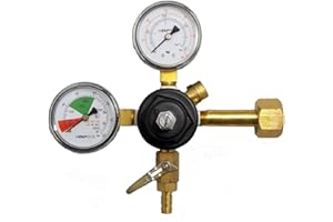 TapRite Double Gauge Primary Co2 Beer Regulator for Home Dispense E-3741BR New by Taprite