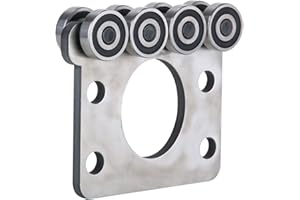 GENERIC Fuperoo Stainless Steel Strut Channel Trolley,Load 1200 Pounds,Applicable to1-5/8" 12 Gauge Metal Strut Channel