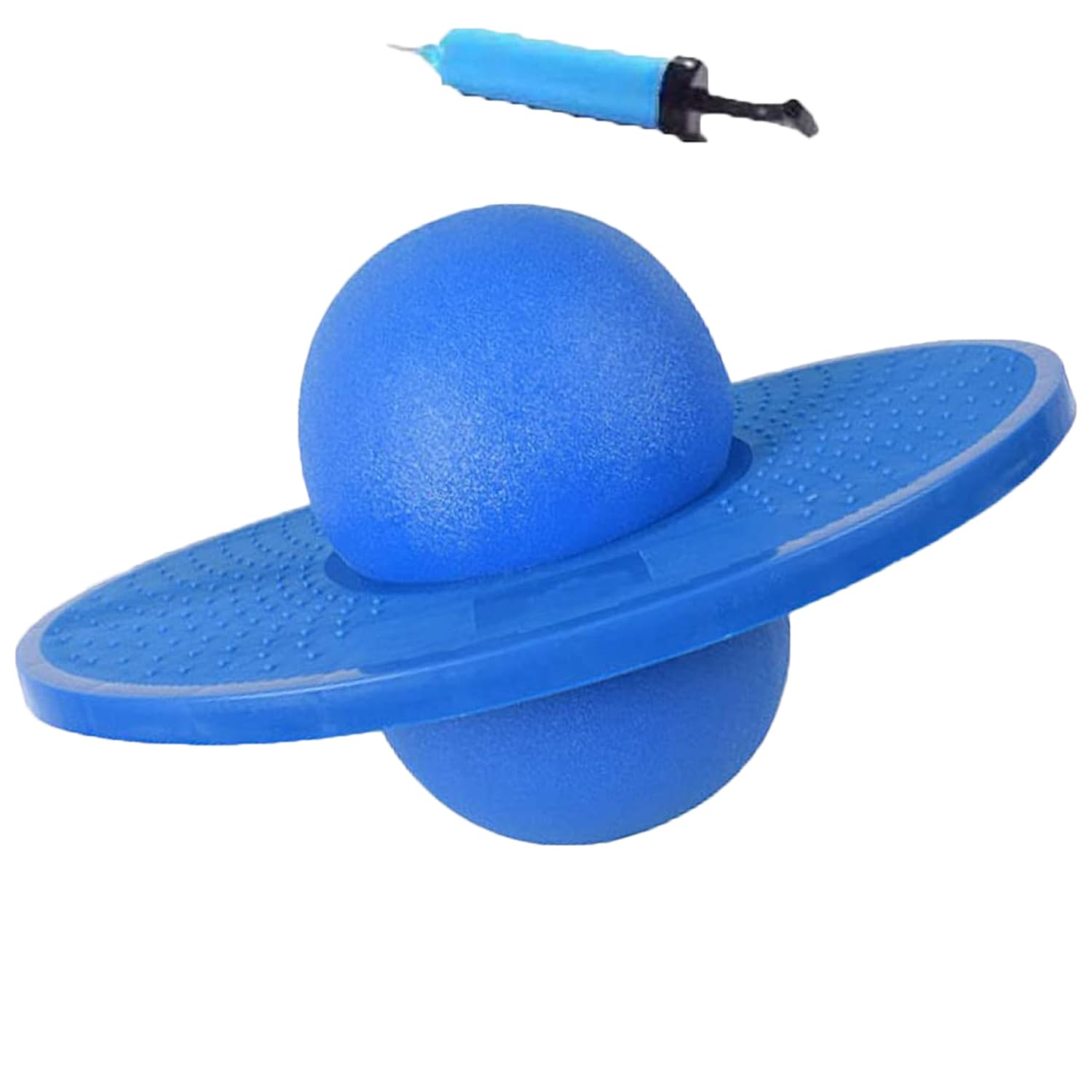 ITODA Thicken Balance Jump Board Ball Hopper Fitness Ball Pogo Jumping Exercise Bouncing Hopping Toy Explosion-proof Jumping Balls Platform Fitness Balls for kids 14+ and Adults