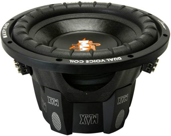 LANZAR MAX PRO MAXP84 - Subwoofer de audio para automóvil de 8 pulgadas, 800 vatios, subwoofer SVC (renovado