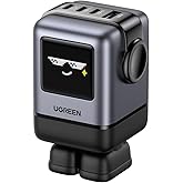 UGREEN Uno 100W USB C Charger, Nexode Robot GaN Fast Charger Block 4Port, Compact Wall Plug Power Adapter for MacBook Pro/Air