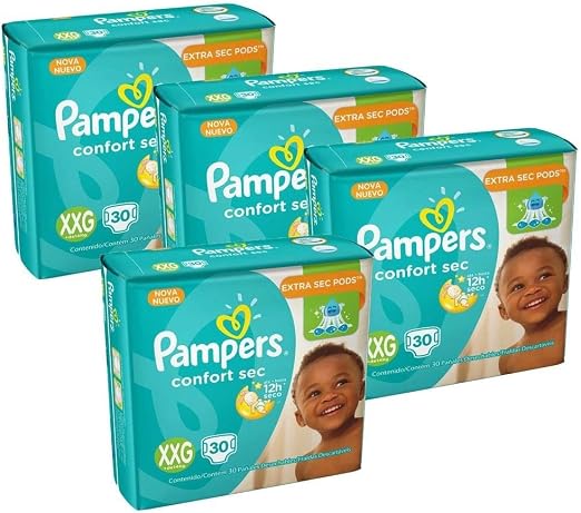 Fralda Pampers not diurna xxg 14und (7506195105177)