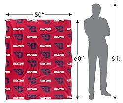 University of Dayton Flyers Blanket, 50" x