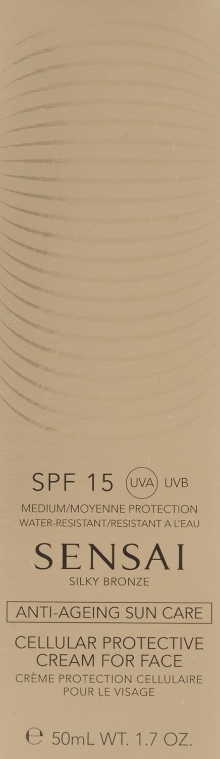 sensai silky bronze cellular protective cream for face spf 50