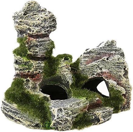 Aquarium Fish Tank Ornament Rockery Mountain Cave Landscape Underwater Decor A6 Set18