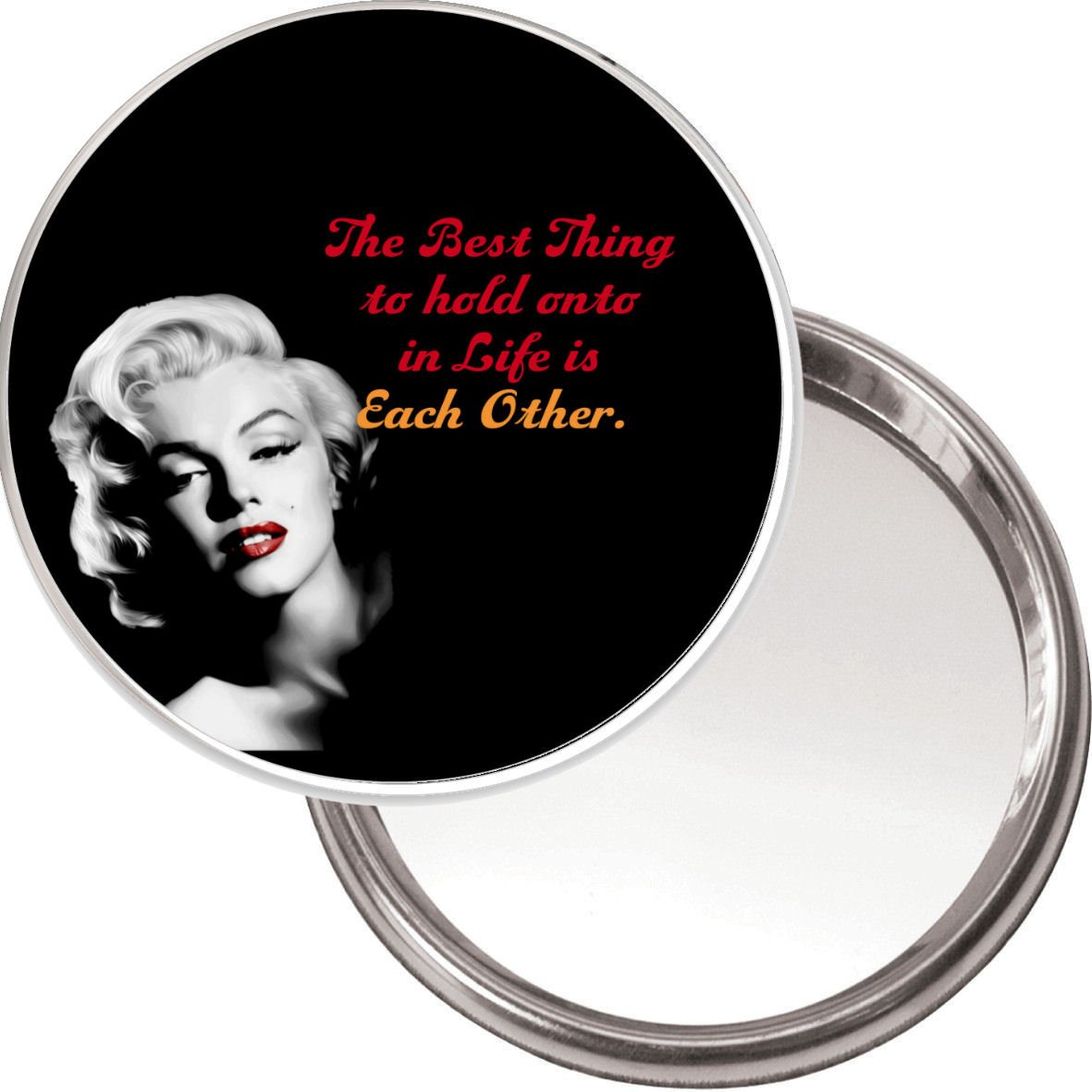 Yummy Grandmummy Makeup Button Mirror With Marilyn Monroe Image
