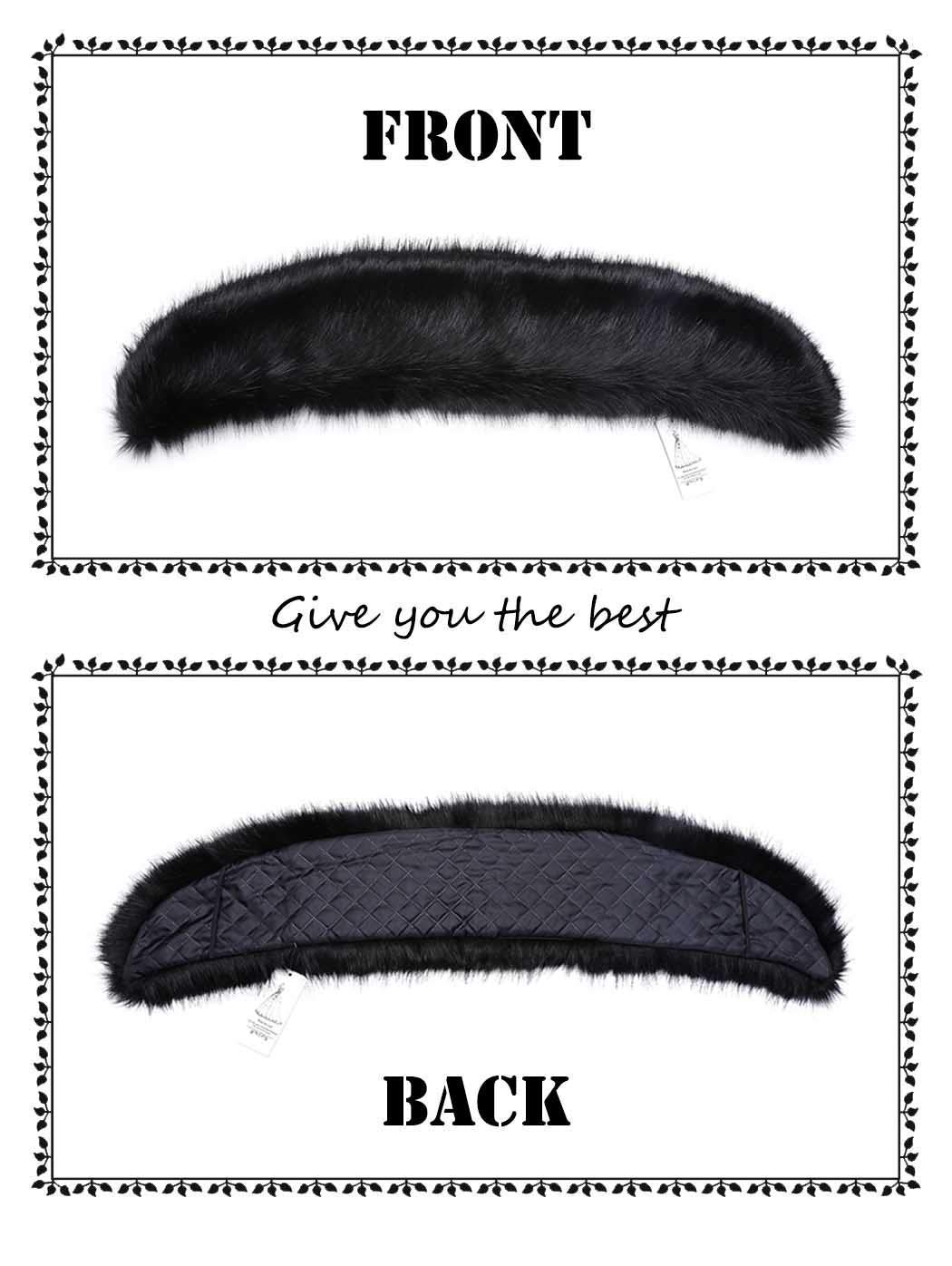 Aukmla Womens Faux Fur Shawls and Wraps for Wedding Bridal Faux Fur Scarf Stole for Brides and Bridesmaids 39.3" Aukmla Womens Faux Fur Shawls and Wraps for Wedding Bridal Faux Fur Scarf Stole for Brides and Bridesmaids 39.3"