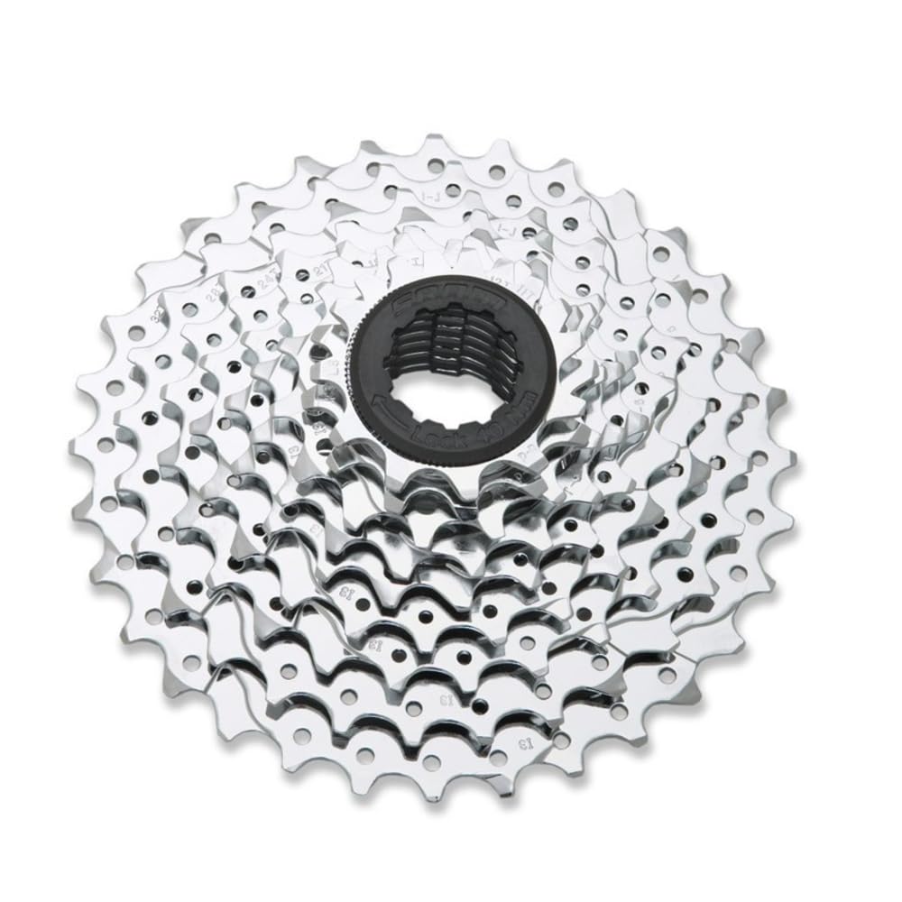 Sram Cassettes PG950 9 Speed Cassette, Metallic, 11-34t, Silver