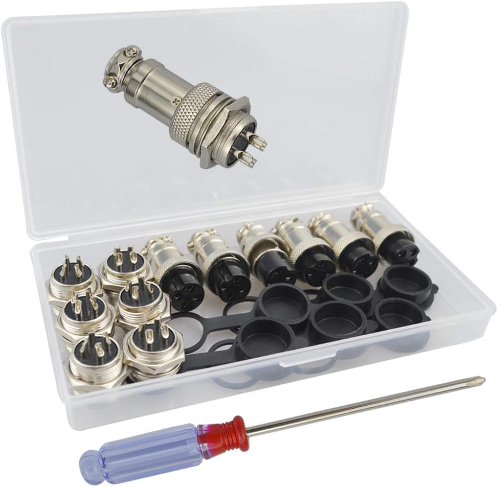 QitinDasen 6Pcs Premium 4 Pin GX16 Aviation Connector - Image 5