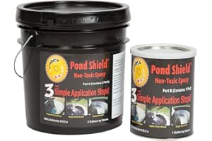Pond Armor SKU-SKYBLUE-3GA Non-Toxic Pond Shield Epoxy Paint, 3-Gallon, Sky Blue, 384 Fl Oz (Pack of 1)