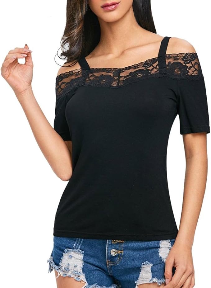 t shirt ouvert epaule