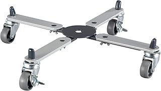 WAGNER Pflanzenroller Sun City Basic 32-46 x 6 cm Nutzfläche, stufenlos ausziehbar I Pflanzenroller für Außenbereich + Innenbereich I Kübelroller mit 2 Feststellern I Tragkraft 100 kg - 20082701