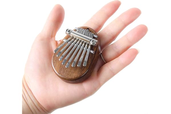 8 Key Mini Kalimba exquisite Finger Thumb Piano Marimba Musical good accessory Pendant Gift | Exquisite, Small Marimba Musica