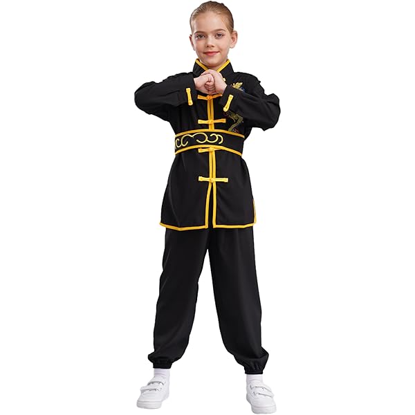 Amazon.com: YEAHDOR Kids Boys Girls Chinese Kung Fu Suit Tai