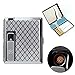 FIREDOG Cigarette Case Holder w/Built-in Flameless Electronic Rechargeable USB Lighter (Silver)