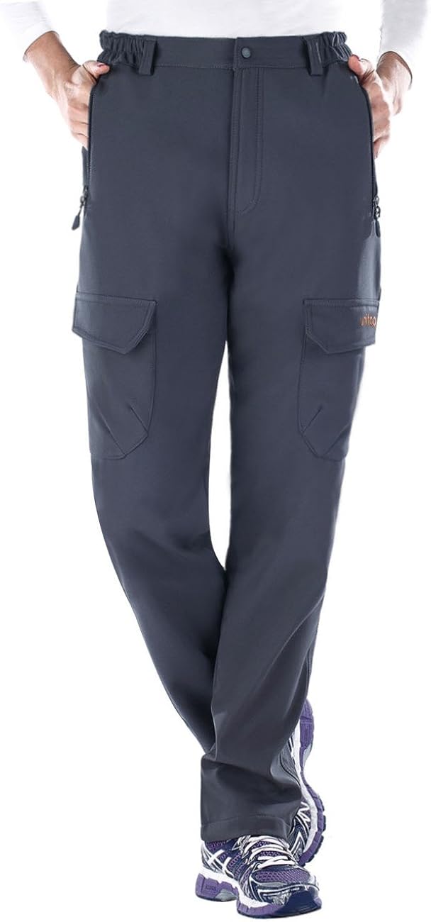 Unitop Women's Winter Outdoor Warm Water-Resistant Fleece Lined Ski Snow Pants : Clothing