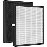 KJ217 Filter Replacement Compatible with MOOKA KJ217 Smart Large Air Purifier, 2 Packs