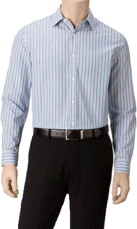John Henry Men's Regular Fit Stripe Long Sleeve Shirt at Amazon Men’s