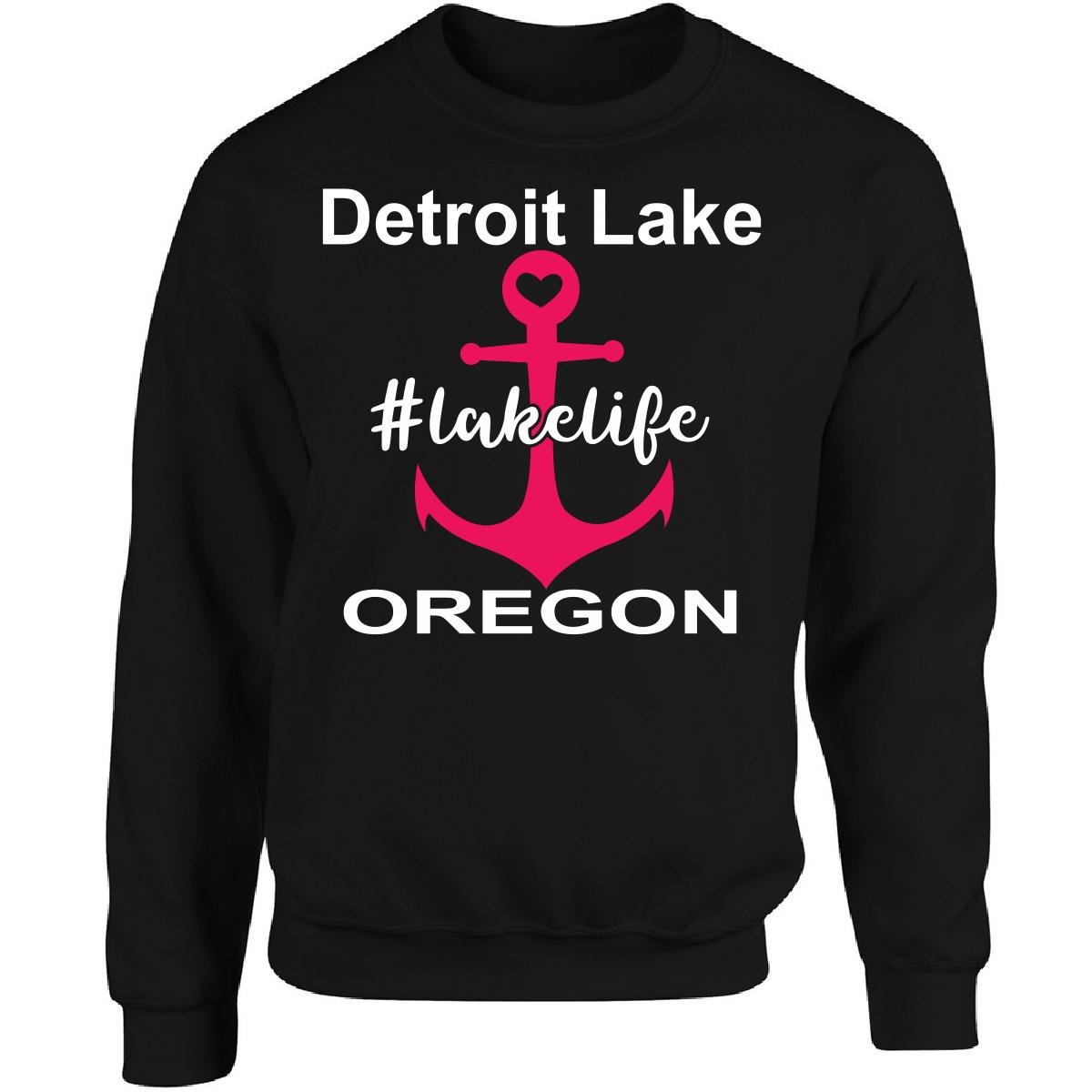 Lake Life Detroit Lake Oregon Adult Sweatshirt At Amazon Men S