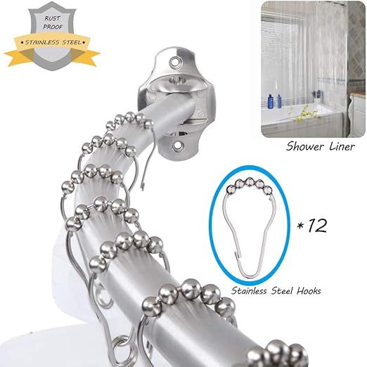 Amazon Com Tenovel Rust Proof Bathroom Shower Sets 50 72