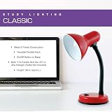 Homelife Classic 35w Flexi Desk Lamp Cardinal Red L958RD view 2