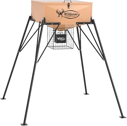 Amazon Com Wildgame Innovations Flat Box Feeder Heavy Metal 450