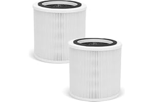 H7126 Filtre HEPA pour purificateur d'air compatible avec le purificateur GoveeLife H7126 – Filtre à air HEPA 3 en 1 H13 True