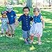 Voucchi 4 in 1 Outdoor Games for Kids, Potato Sack Race, Egg & Spoon Race, 3 Legged Race & Bean Bag Toss, Backyard Party & Picnic Fun for All