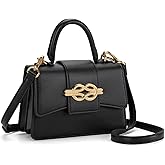 Milan Chiva Small Top Handle Purses for Women Mini Satchel Crossbody Bag Elegant Square Bag