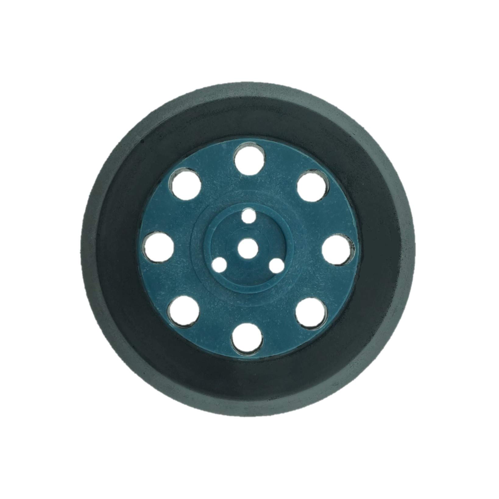 1 x SabreCut OSSCSPB125M 125mm 8 Hole Medium Density Random Orbital Sander Hook & Loop Backing Pad Compatible with Bosch PEX12 PEX125 PEX400 (Old Model ONLY) SKIL 7435H1