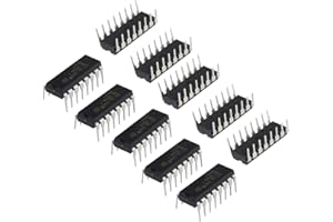 Luckkyme L293D DIP 16-pin IC Stepper Motor Drivers Controllers Motor Driver IC for Two Full or Four Half H Bridge Motor Contr
