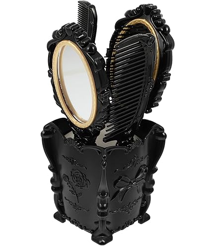 Amazon.com : EXCEART 1 Set 5 Pcs Mirror Comb Set Vintage Hand