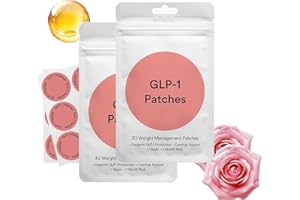 LUMZIST GLP-1 Patches,Natural Ingredients Cosmetic Patch,Firming Skin Care for Women ((2 Packs, 60 Count))
