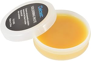 Delcast Rosin Paste Soldering Flux for Electronics Circuit Boards and Copper Electrical Wire