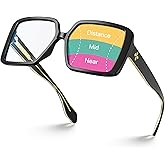 VISOONE Oversized Progressive Multifocal Anti-Fog Reading Glasses with Blue Light Blocking Fashion Readers Women Harvard