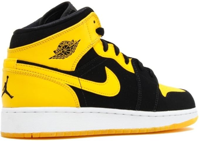 jordan amarillas con negro