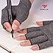 Banillue Compression Arthritis Gloves, Fingerless Hand Gloves for Rheumatoid & Osteoarthritis - Joint Pain and Carpel Tunnel Relief-Men & Women -Small