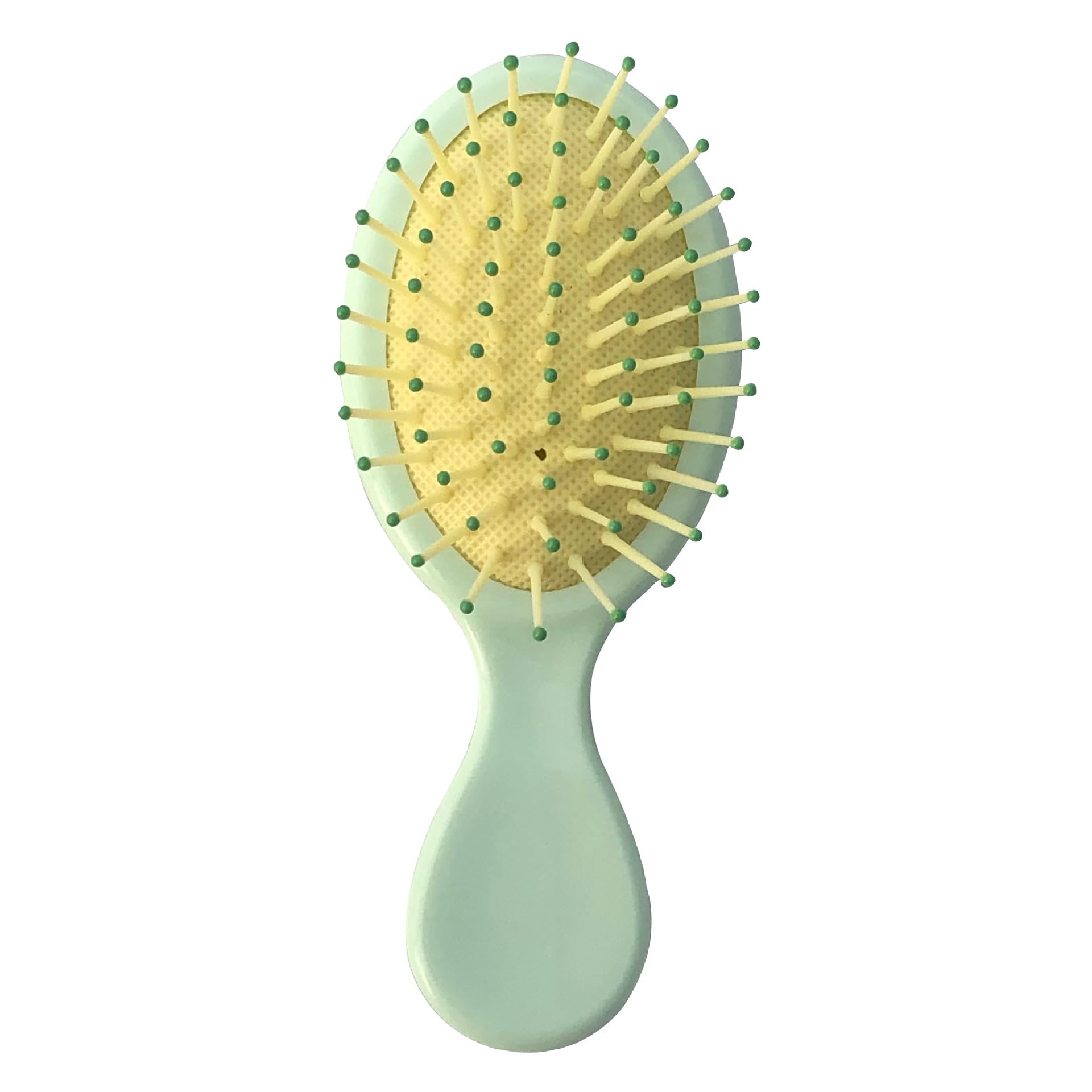 Mini Detangler Small Oval Wet Brush Mini Kids Hair Brush for Most Hair Types Glide Through Tangles with Ease Green — image 1