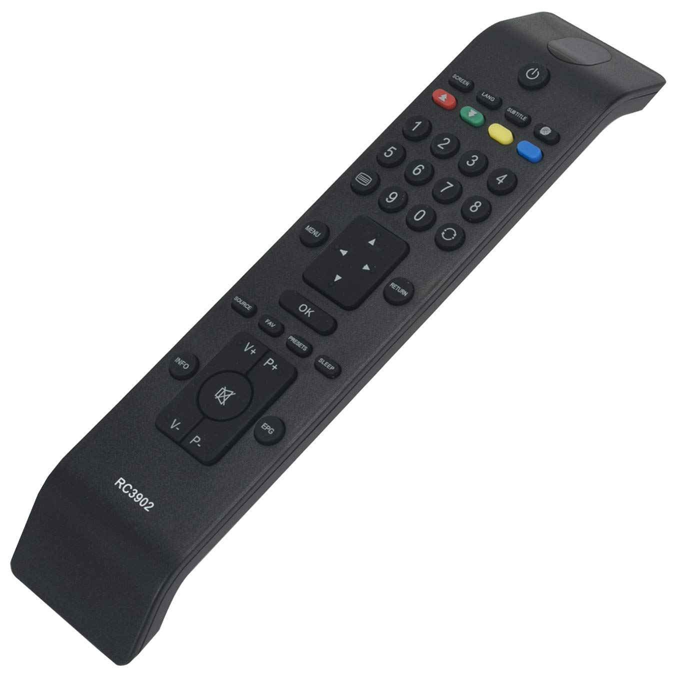 VINABTY RC3902 sub RC3900 Replacement Remote Control Fit for TV LC22D12E LC22LE22E LC32D12E LC40F22E L46VN05U 19H8L02U 22H8L03U L32VK05U L32VK06U L42VK04UA L42VK04U L42VK05U L42VK06U