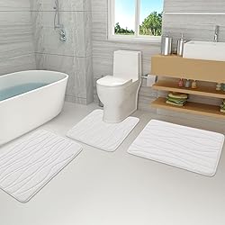 Buganda Memory Foam Bathroom Rug Mat 70x24, Extra