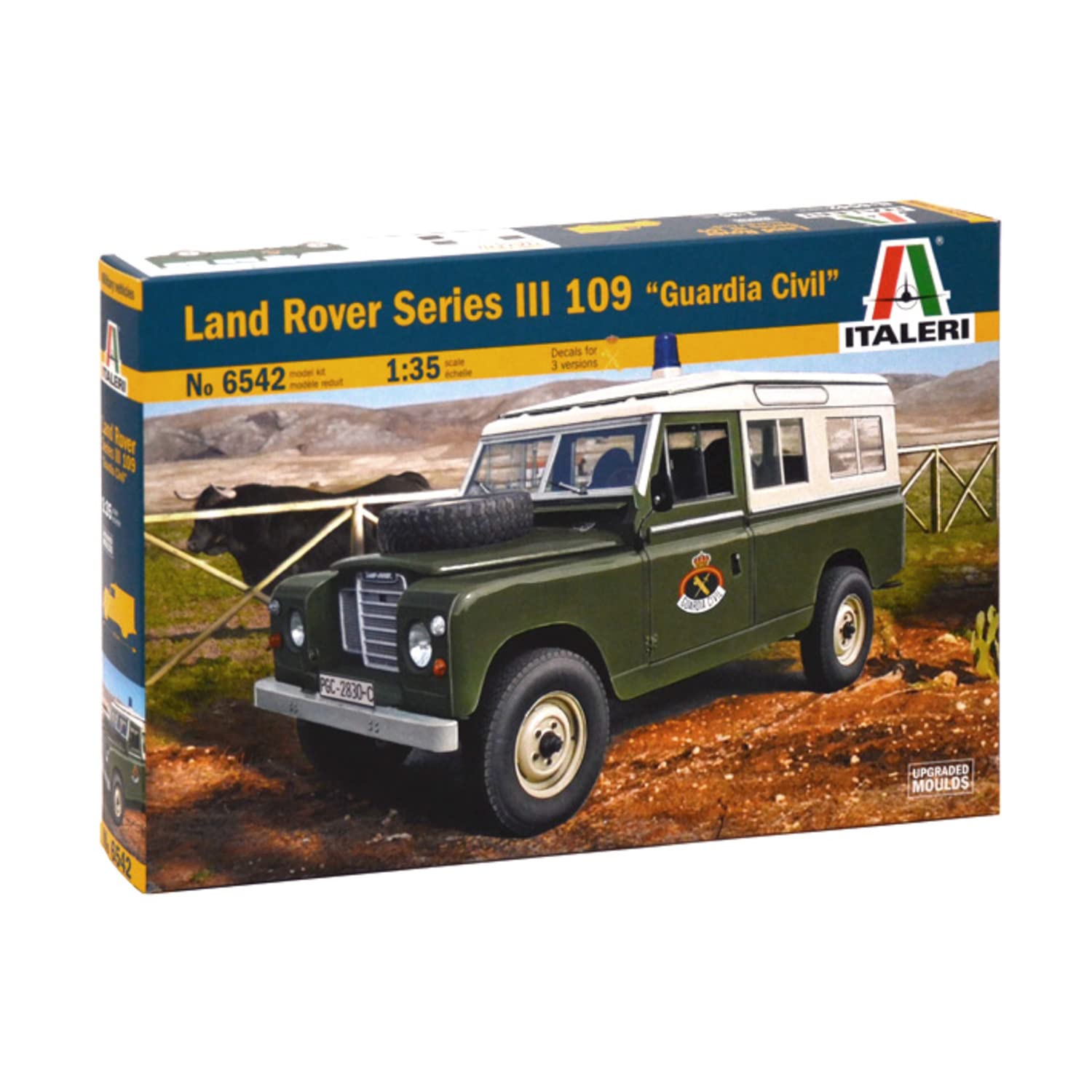 ITALERI ITA6542 Land Rover 1:35 109 "Guardia Civil Model kit, Not Inscribed