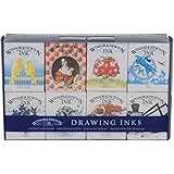 Winsor & Newton Collection Drawing Ink Set, Set of 8, Henry Collection