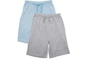 KID NATION Kids Unisex 100% Cotton Casual Pull On Shorts for Boys and Girls 4-12 Years